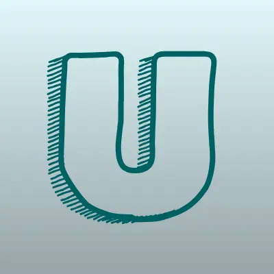 Unique, школа дизайна, лого-визитка