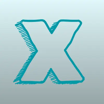 X-Fit Меридиан, фитнес-клуб, лого-визитка