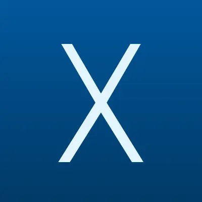 X-Fit, сеть фитнес-клубов, лого-визитка